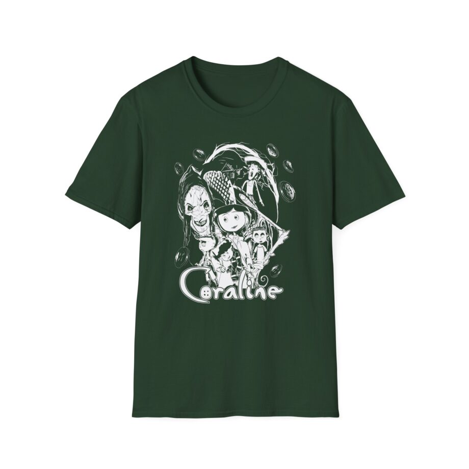 Coraline Group Buttons Unisex Softstyle T-shirt