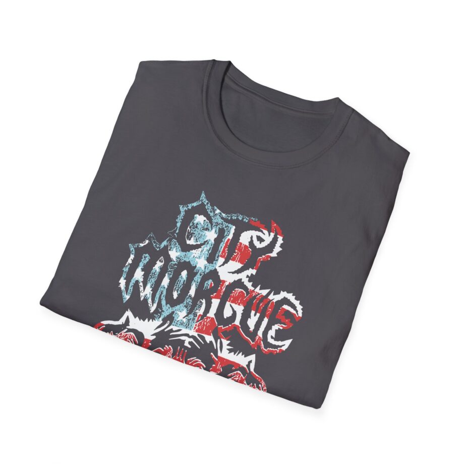CM My Bloody America Knife Unisex Softstyle T-shirt