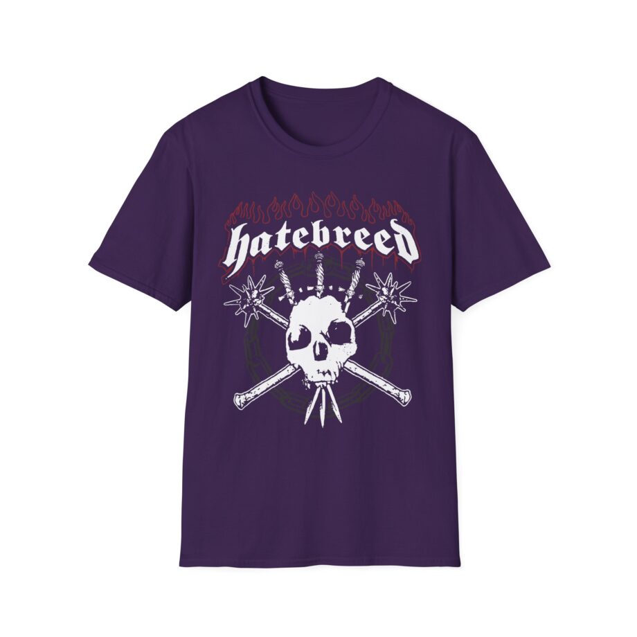 Hatebreed Flames & Skull Logo Unisex Softstyle T-Shirt