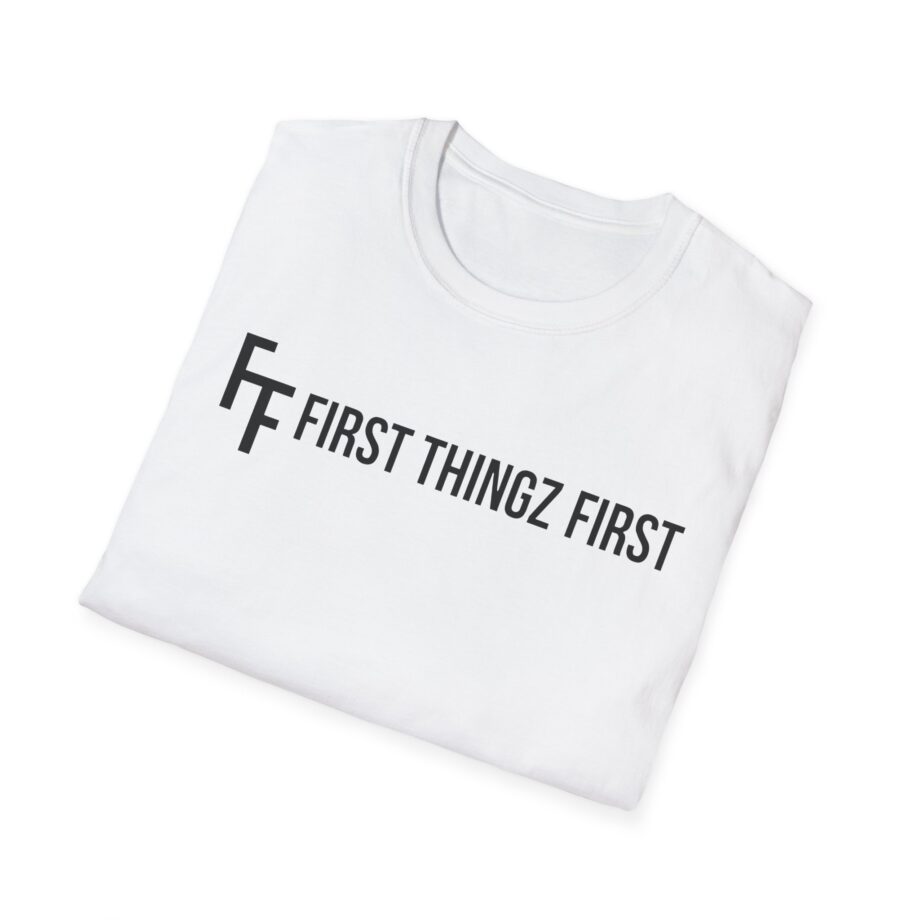 Katie Van Slyke First Thingz First  Unisex Softstyle T-shirt