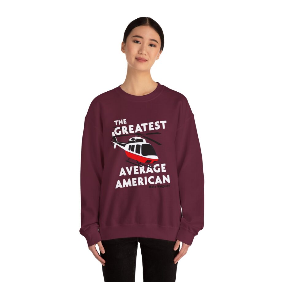 The Greatest Average American Nate Bargatze Unisex Heavy Blend™ Crewneck Sweatshirt