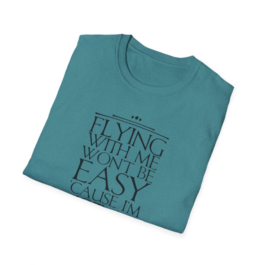 Halestorm Flying With Me Won't Be Easy 'cause I'm Not an Angel Unisex Softstyle T-Shirt
