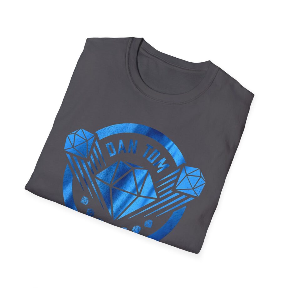 Dantdm Blue Foil Unisex Softstyle T-shirt