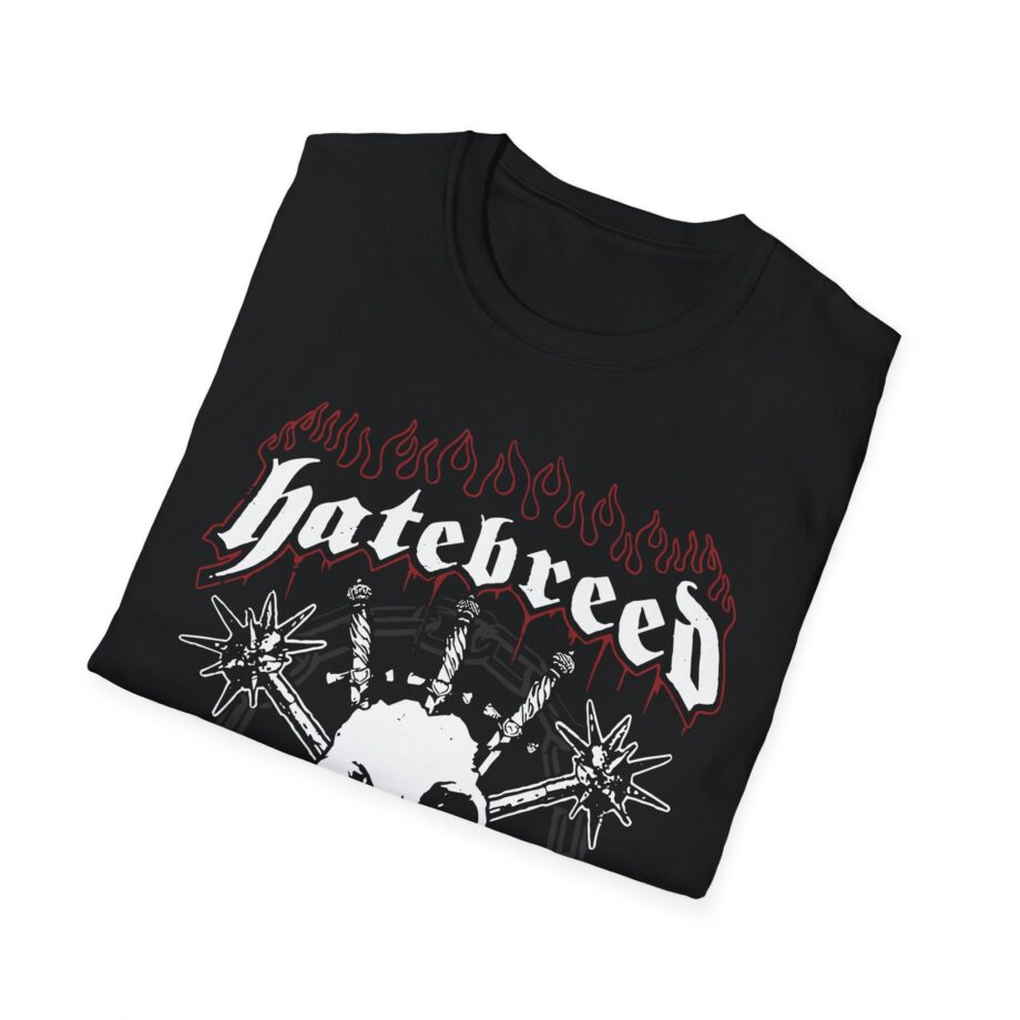 Hatebreed Flames & Skull Logo Unisex Softstyle T-Shirt