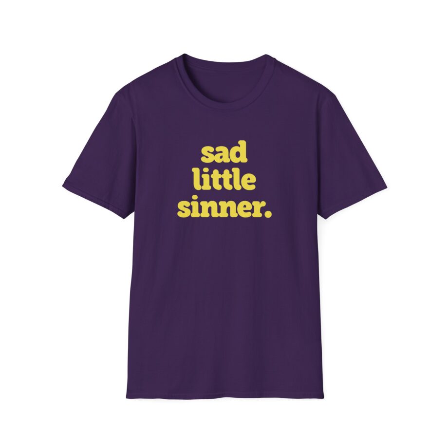 Raye Yellow Sad Little Sinner Unisex Softstyle T-Shirt