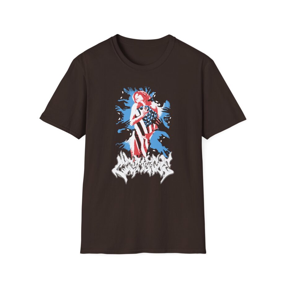 CM My Bloody America Flag Unisex Softstyle T-shirt