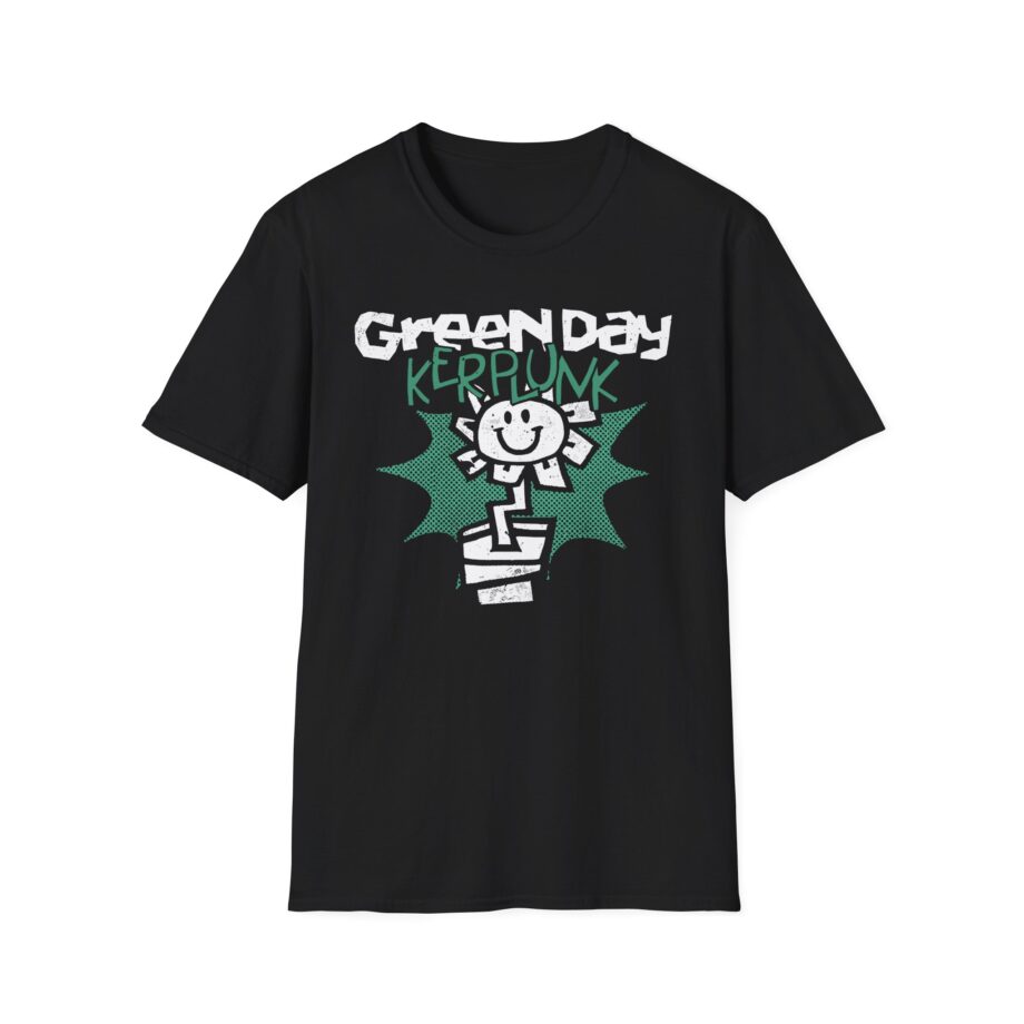 Green Day Kerplunk Vintage Flower Unisex Softstyle T-shirt