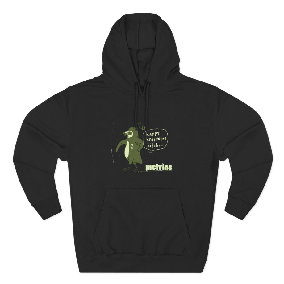 Melvins Happy Halloween Bitch Three-Panel Fleece Hoodie