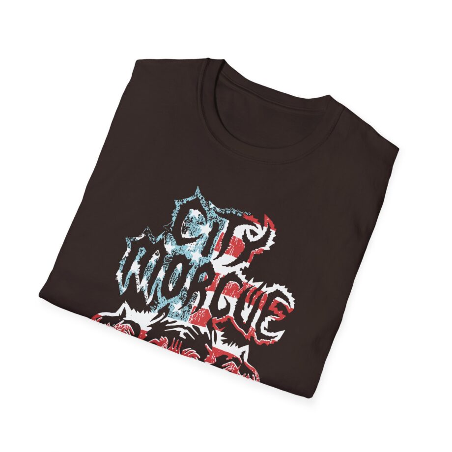 CM My Bloody America Knife Unisex Softstyle T-shirt