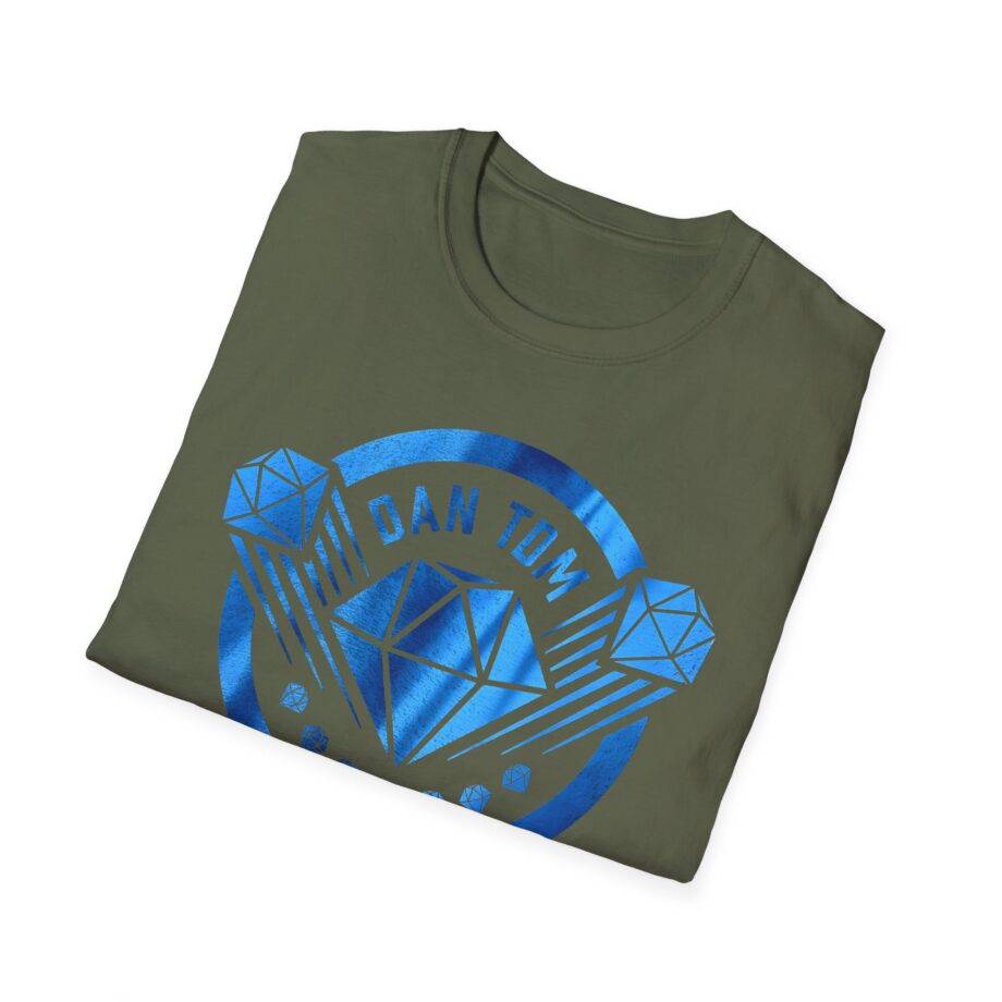 Dantdm Blue Foil Unisex Softstyle T-shirt