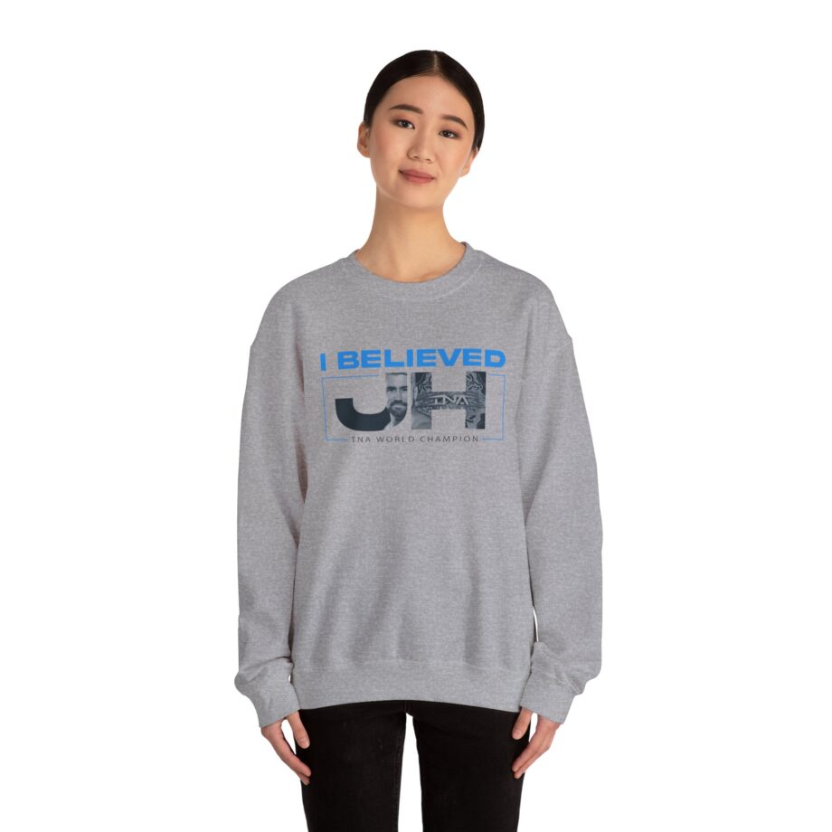 Joe Hendry  I Believed Tna World Champion Unisex Heavy Blend™ Crewneck Sweatshirt