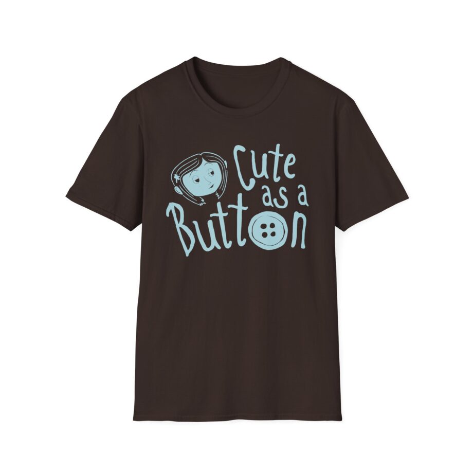 Coraline Cute Button Unisex Softstyle T-shirt
