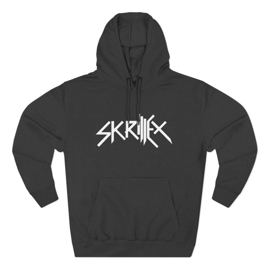 Skrillex Logo Three-Panel Fleece Hoodie