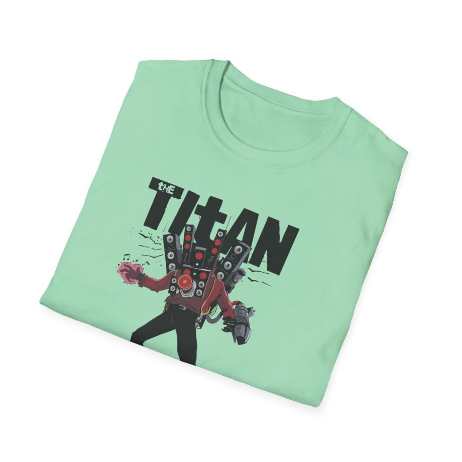 Dafuqboom Titan Speakerman High Voltage Unisex Softstyle T-Shirt