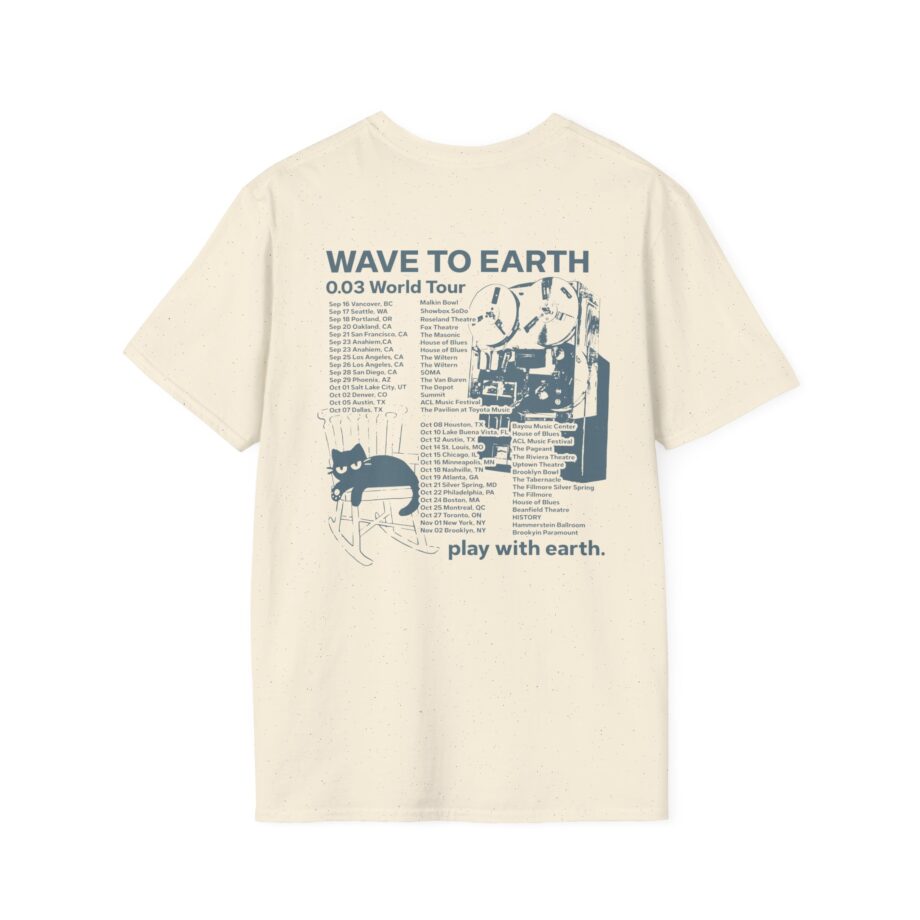 Wave to Earth 0.03 NA Tour Unisex Softstyle T-Shirt