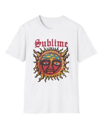 Maroon Sublime Sun Unisex Softstyle T-shirt