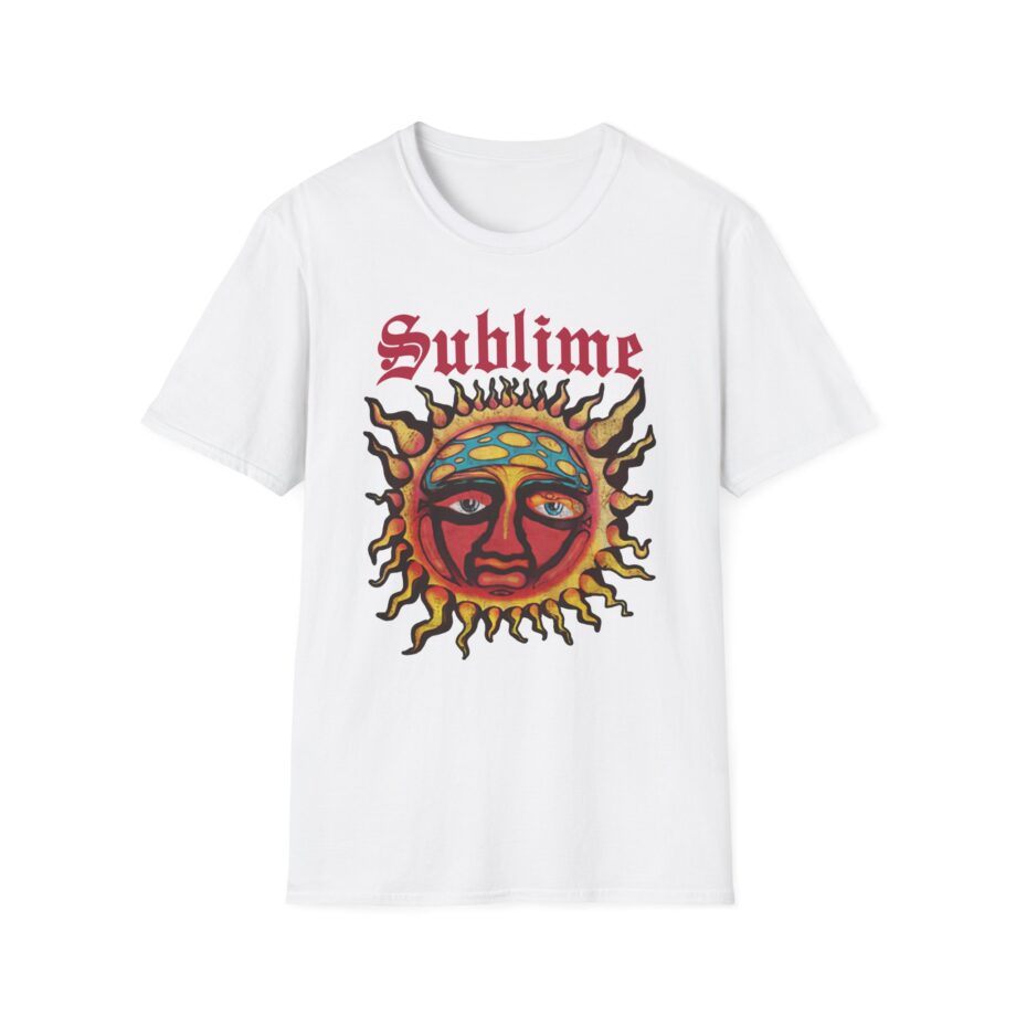 Maroon Sublime Sun Unisex Softstyle T-shirt