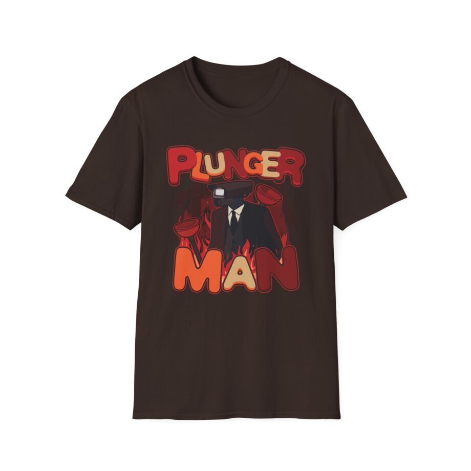Dafuqboom Plungerman  Wildfire Unisex Softstyle T-Shirt