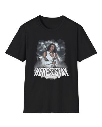 Dd Osama Here 2 Stay Unisex Softstyle T-shirt