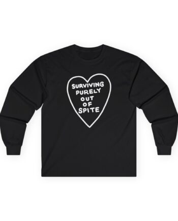 Elyse Myers Surviving Purely Out of Spite Unisex Ultra Cotton Long Sleeve Tee