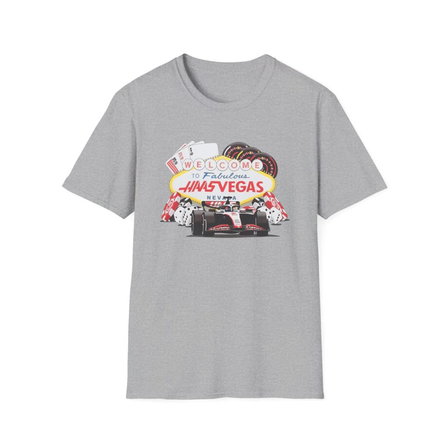 Haas F1 Las Vegas Gp  Unisex Softstyle T-Shirt