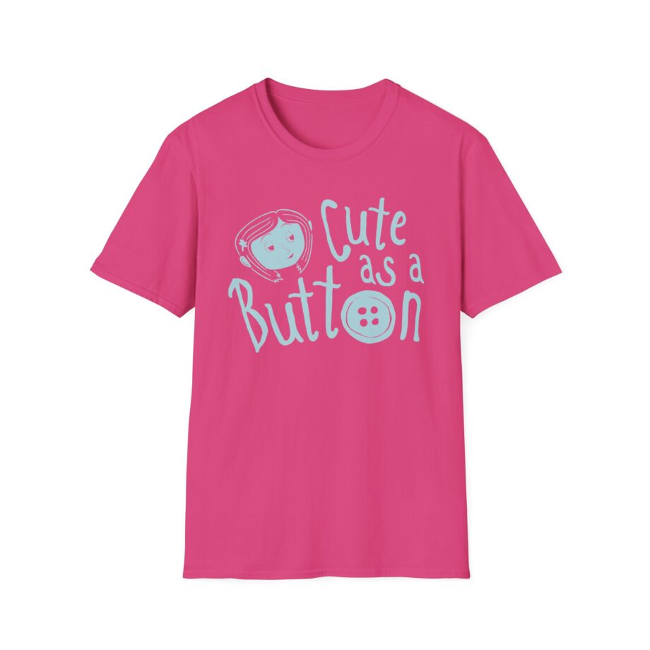 Coraline Cute Button Unisex Softstyle T-shirt