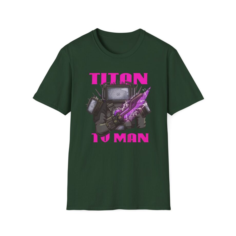 Dafuqboom Titan Tv Man Zap Unisex Softstyle T-Shirt