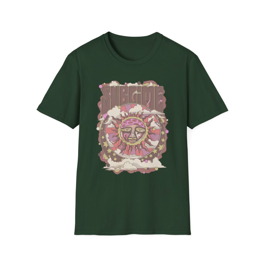 Sublime Trippy Sun Unisex Softstyle T-shirt