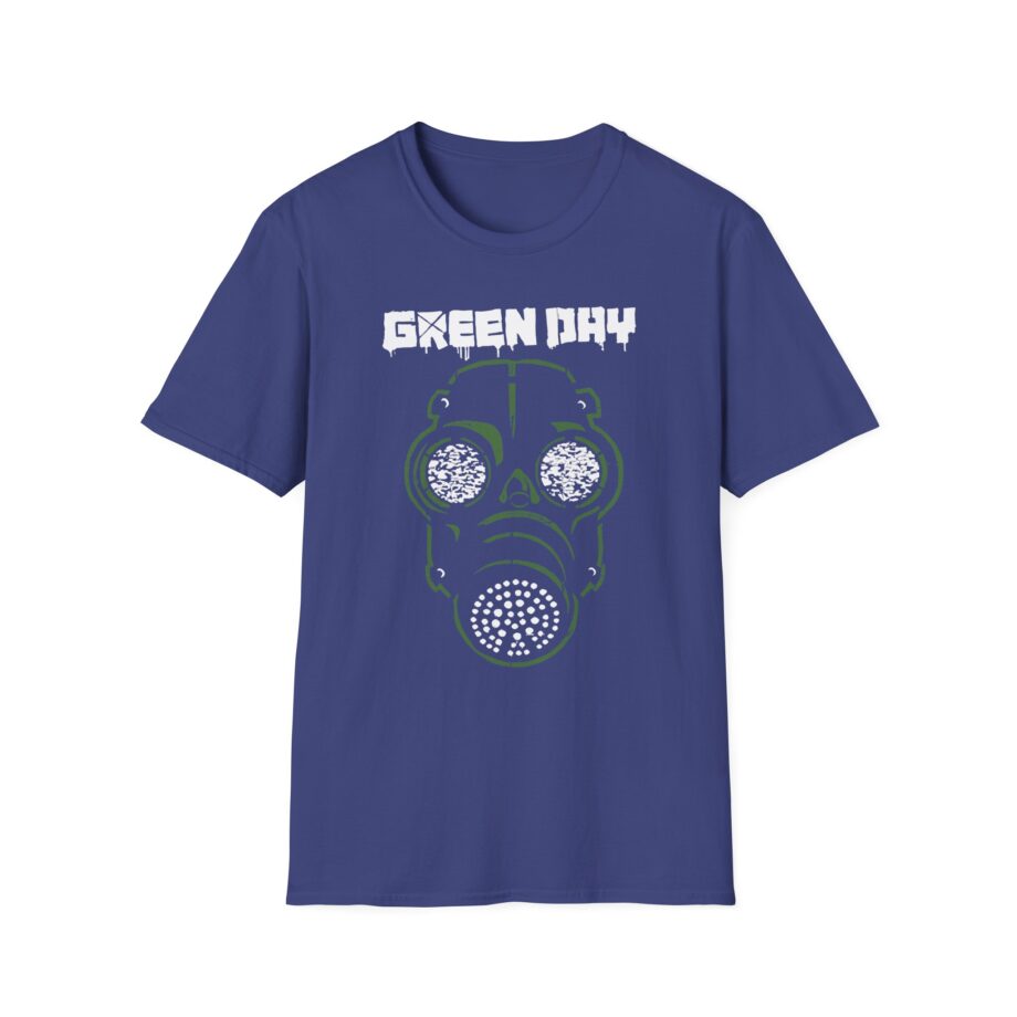 Green Day Gas Mask Unisex Softstyle T-shirt