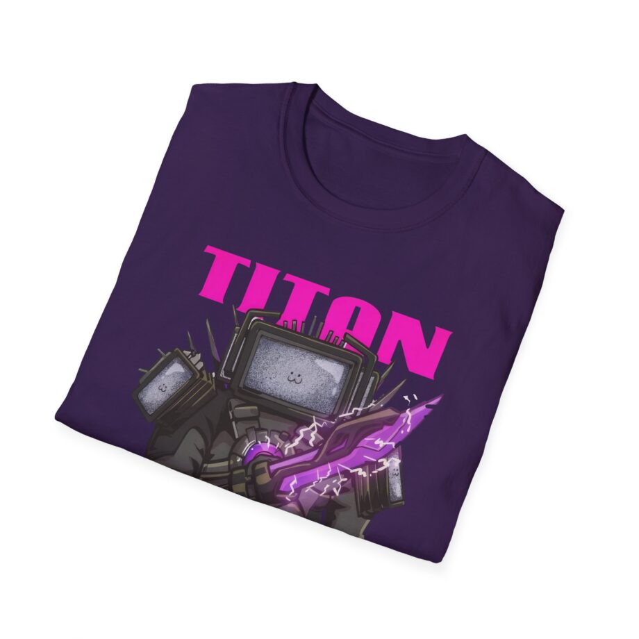 Dafuqboom Titan Tv Man Zap Unisex Softstyle T-Shirt