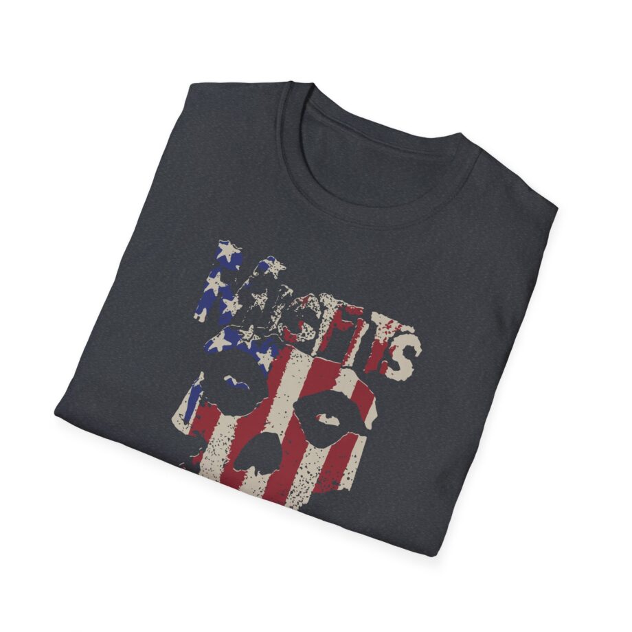 Misfits Stars and Stripes Fiend Skull Unisex Softstyle T-Shirt