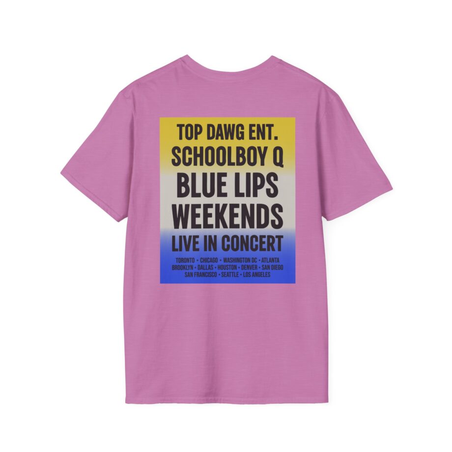 Isaiah Rashad the Blue Lips Tour Unisex Softstyle T-Shirt