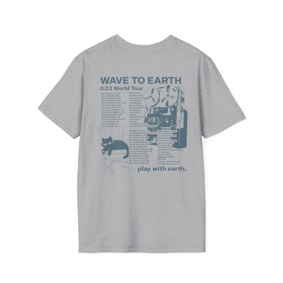 Wave to Earth 0.03 NA Tour Unisex Softstyle T-Shirt