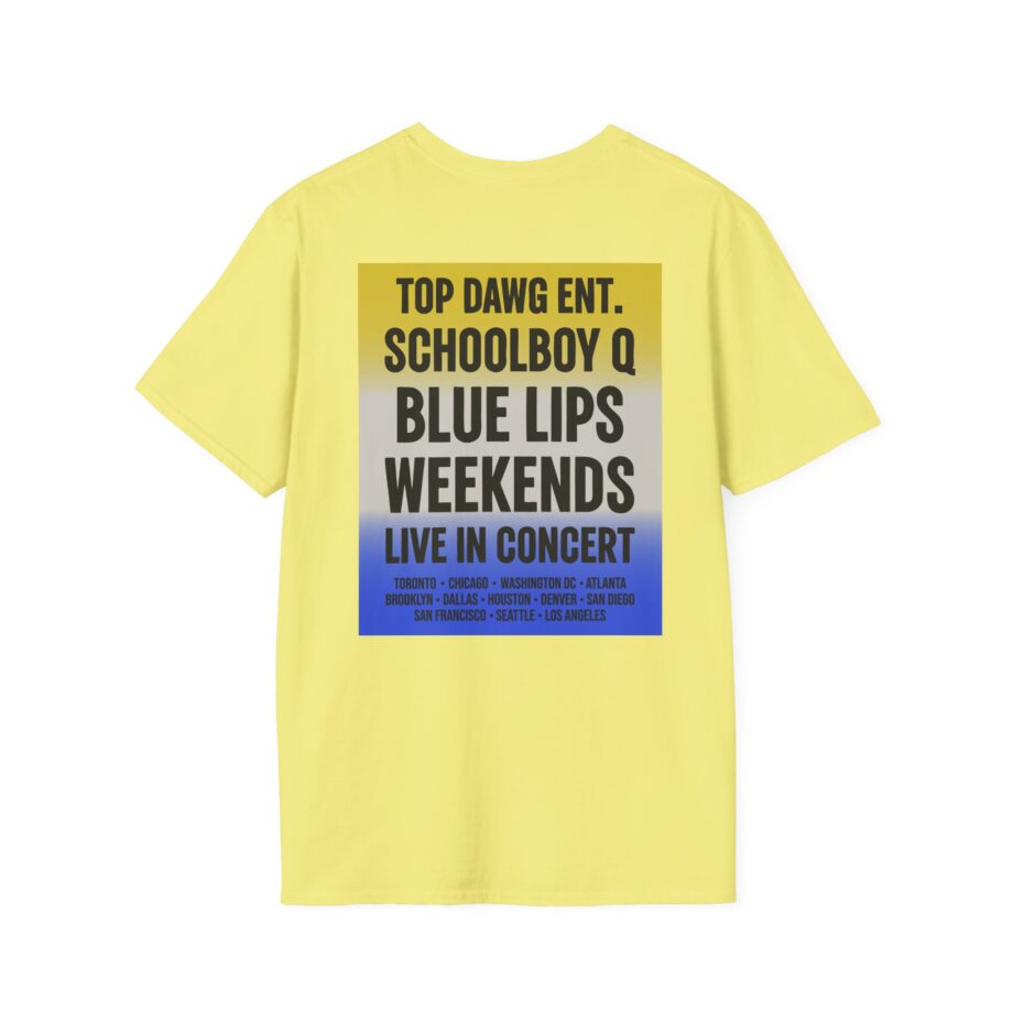 Isaiah Rashad the Blue Lips Tour Unisex Softstyle T-Shirt
