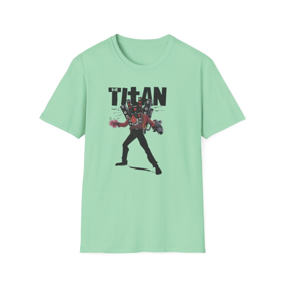 Dafuqboom Titan Speakerman High Voltage Unisex Softstyle T-Shirt