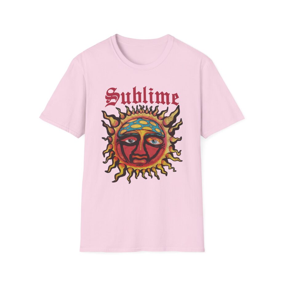 Maroon Sublime Sun Unisex Softstyle T-shirt