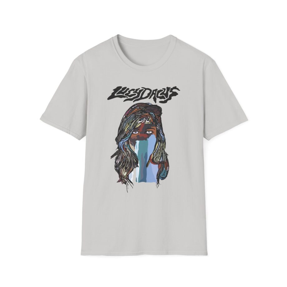 Lucy Dacus Portrait Baseball Raglan Unisex Softstyle T-Shirt