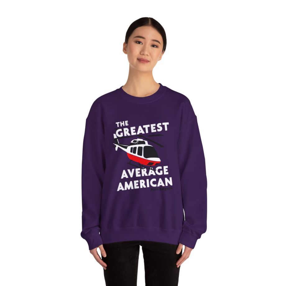 The Greatest Average American Nate Bargatze Unisex Heavy Blend™ Crewneck Sweatshirt