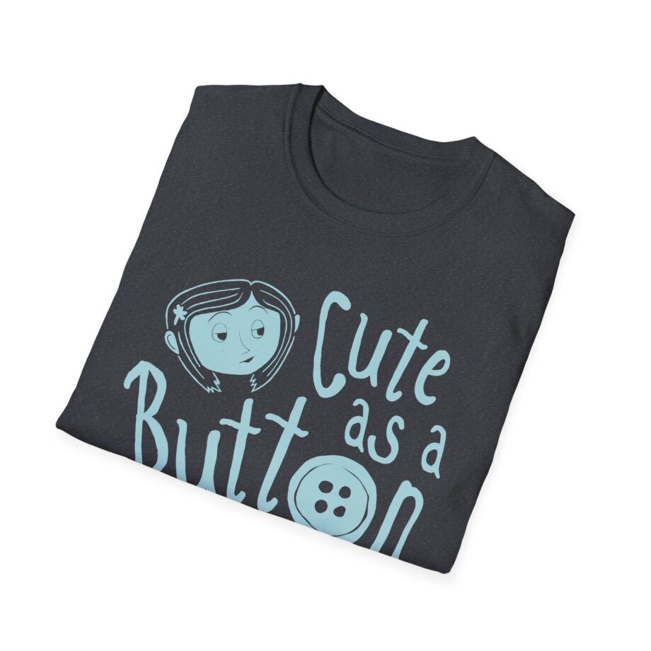 Coraline Cute Button Unisex Softstyle T-shirt