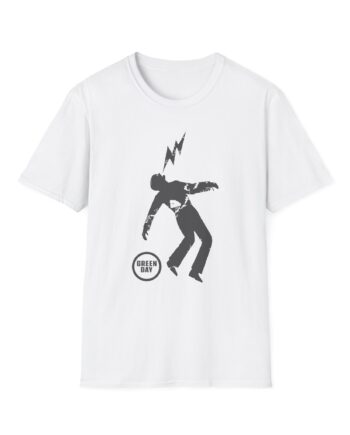 Green Day Vintage Warning Reprint Unisex Softstyle T-shirt
