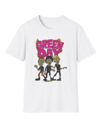 Green Day Walking Green Day Zombie Unisex Softstyle T-shirt