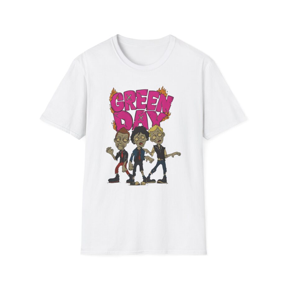 Green Day Walking Green Day Zombie Unisex Softstyle T-shirt