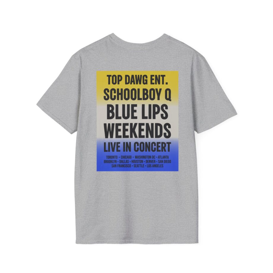 Isaiah Rashad the Blue Lips Tour Unisex Softstyle T-Shirt