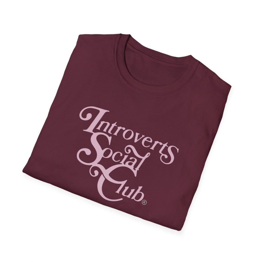 Kallmekris Introverts Social Club  Unisex Softstyle T-Shirt