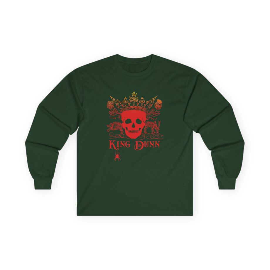 Melvins King Dunn Crown Skull Unisex Ultra Cotton Long Sleeve Tee