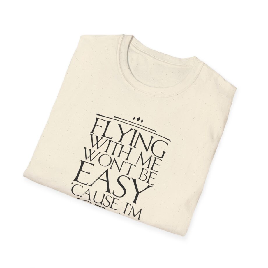 Halestorm Flying With Me Won't Be Easy 'cause I'm Not an Angel Unisex Softstyle T-Shirt