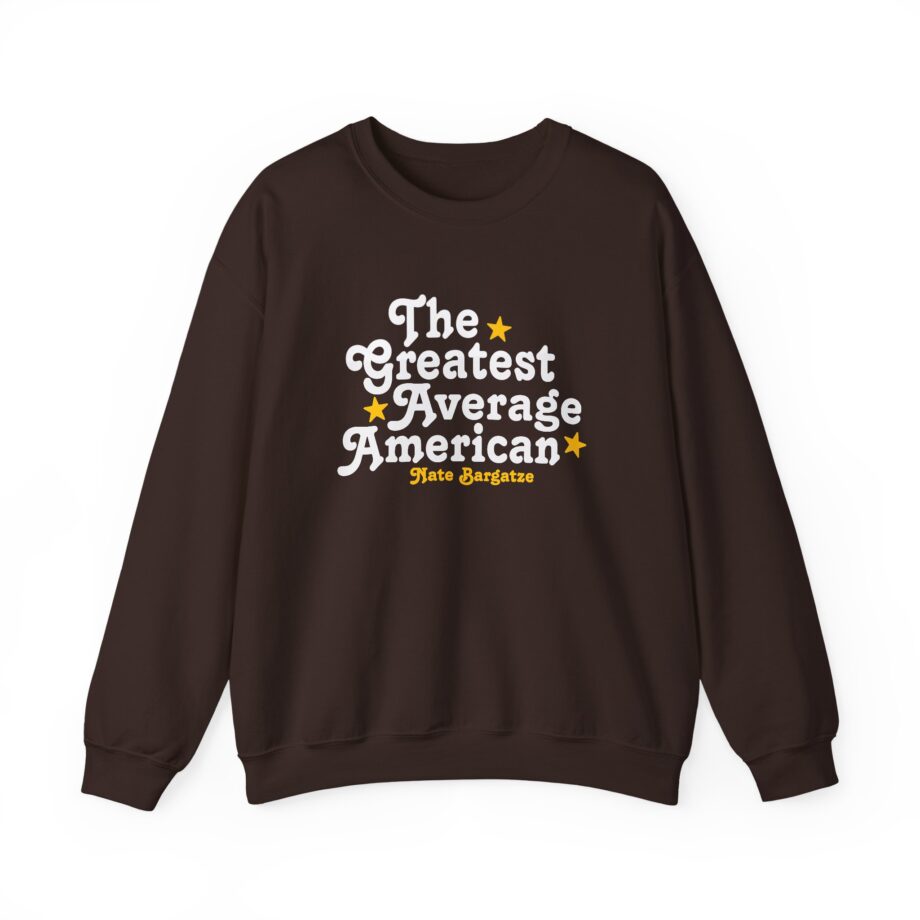 The Greatest Average American Nate Bargatze Unisex Heavy Blend™ Crewneck Sweatshirt