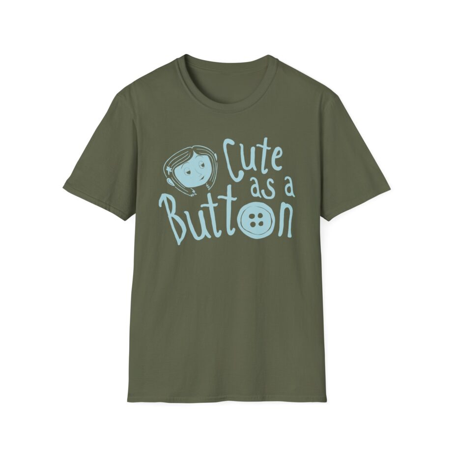 Coraline Cute Button Unisex Softstyle T-shirt
