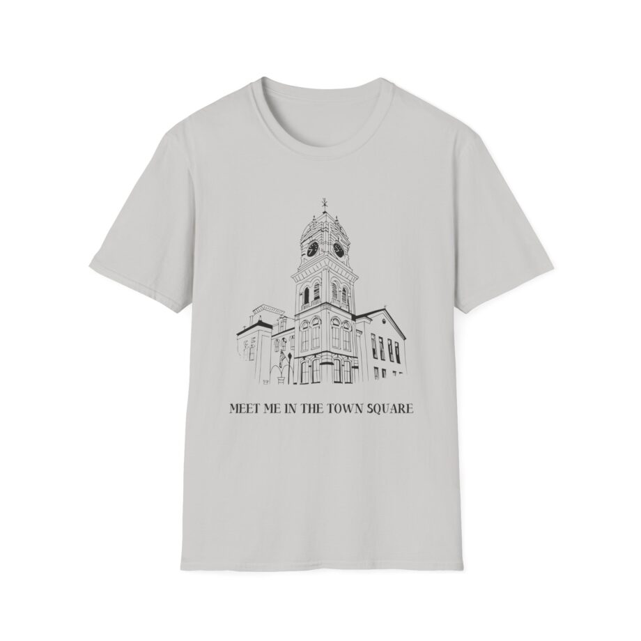 Nina Dobrev Eet Me in the Town Square  Unisex Softstyle T-Shirt