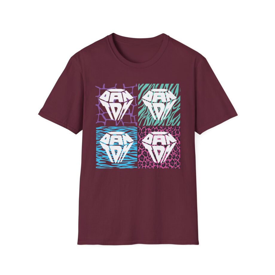Dan Tdm Hair Metal Diamonds Unisex Softstyle T-shirt